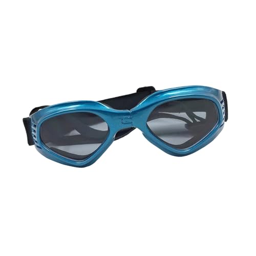 KEXIAO Faltbare Hundesonnenbrille für den Außenbereich, winddicht, wasserdicht, Haustieraugenbrille für kleine Hunde, mit verstellbarem Gummiband KEXIAO Faltbare Hundesonnenbrille für den Außenbereich, winddicht, wasserdicht, Haustieraugenbrille für kleine Hunde, mit verstellbarem Gummiband von KEXIAO