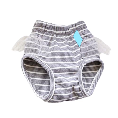 KEXIAO Waschbare physiologische Hündinnen für kleine Hunde und Welpen, Sanitärunterwäsche, wiederverwendbare und waschbare Hunde-Shorts von KEXIAO