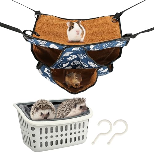 2Pcs Frettchen Bett Ratte Hängematte für Käfig Kaufest Ratte Warmes Bett Kleine Tier Hängekorb Hängematte Ratten Käfig Zubehör für Kleine Tiere Austauschbare Abnehmbare Nest Matte Hamster Maus Zucker 2Pcs Frettchen Bett Ratte Hängematte für Käfig Kaufest Ratte Warmes Bett Kleine Tier Hängekorb Hängematte Ratten Käfig Zubehör für Kleine Tiere Austauschbare Abnehmbare Nest Matte Hamster Maus Zucker von KEXWEN
