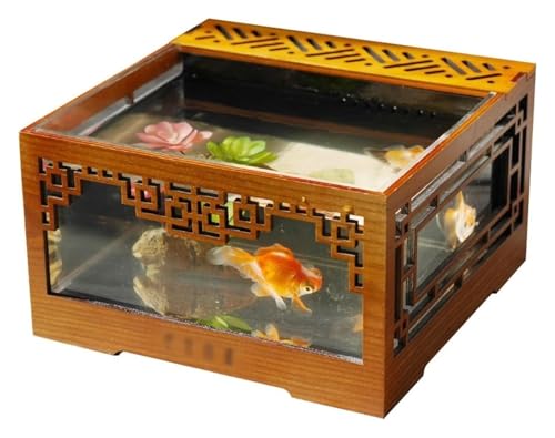 Fischschale, Fischglas, Fischtank, Abnehmbarer Desktop-Tank Indoor-Ornamenta Aquarien Fischschale, Fischglas, Fischtank, Abnehmbarer Desktop-Tank Indoor-Ornamenta Aquarien von KEuLen