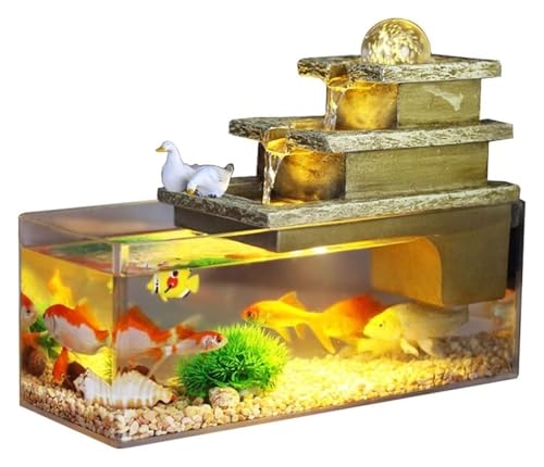 Fischschale, Fischglas, Fischtank, Fischglas-Aquarium, quadratisch, transparent, Acryl von KEuLen