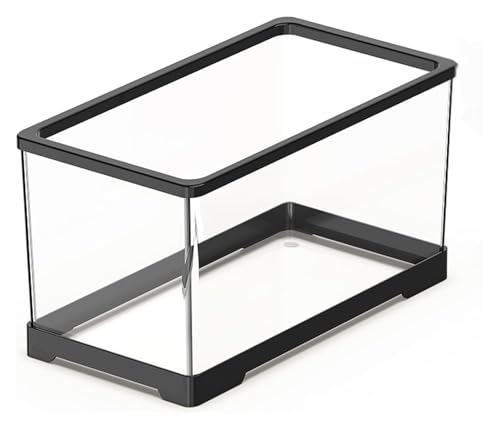 Fischschale, Fischglas, Fischtank, Fischschale Transparent Acryl Aquarium Home Desktop Tank Aquarien(Large) von KEuLen