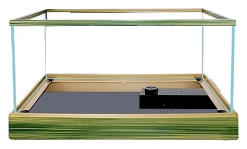 Fischschale, Fischglas, Fischtank, Transparentes Glasaquarium mit Rand for Wohnzimmer, Büro, Desktop, transparentes Aquarium(43x26x21cm) von KEuLen