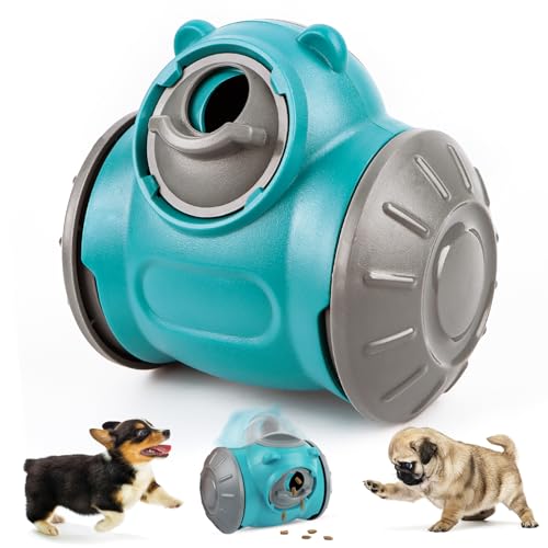 Hundespielzeug Tumbler | Interaktive Hundebehandlung Spielzeug | Hund langsame Fütterung spielzeug | für kleine mittlere Hunde zu spielen und zu essen | Hund Puzzle Spielzeug für IQ Training (Grün) von KFDDRN