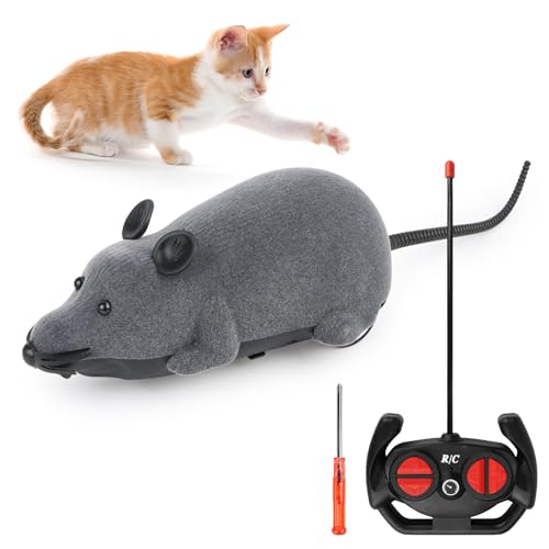 KFDDRN Fernbedienung Maus Fernbedienung Katzenspielzeug Katze Maus Spielzeug von KFDDRN