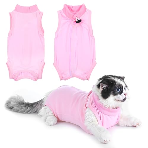 KFHENSOMR Katzen-OP-Anzug, Einteiler für Katzen nach Operationen, Erholungsoutfits, weibliche Kleidung, Hemd, Anzug, Bauchwunden, Kätzchen-Einteiler, Bodysuit, Katzen-Genesungsanzüge, Alternative KFHENSOMR Katzen-OP-Anzug, Einteiler für Katzen nach Operationen, Erholungsoutfits, weibliche Kleidung, Hemd, Anzug, Bauchwunden, Kätzchen-Einteiler, Bodysuit, Katzen-Genesungsanzüge, Alternative von KFHENSOMR