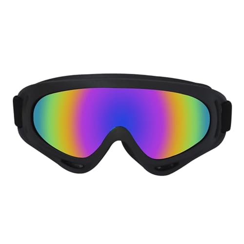 Hundebrille,Hundebrille FüR Kleine Hunde Fahren Haustier Sonnenbrillen Schutzbrillen for Hunde Tiere Einstellbare Welpen Hund Gläser(Black) von KFXYSM
