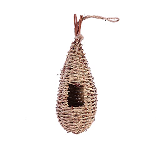 KGADRX Künstliches Vogelnest, Heimtierbedarf, handgewebtes Vogelnest, Strohseil, Vogelnest, ruhender Brutplatz für Vögel für Kunsthandwerk, Terrassendekoration KGADRX Künstliches Vogelnest, Heimtierbedarf, handgewebtes Vogelnest, Strohseil, Vogelnest, ruhender Brutplatz für Vögel für Kunsthandwerk, Terrassendekoration von KGADRX