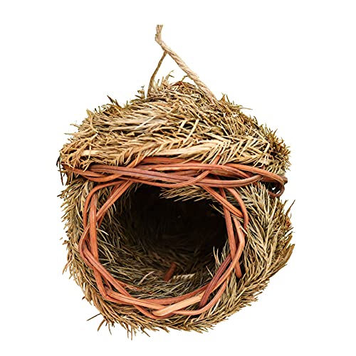 KGADRX Künstliches Vogelnest, Vogelnest, handgefertigtes Vogelhaus, Vogelnest, Gartendekoration, kreativer Strohvogelkäfig, ruhender Brutplatz für Vögel KGADRX Künstliches Vogelnest, Vogelnest, handgefertigtes Vogelhaus, Vogelnest, Gartendekoration, kreativer Strohvogelkäfig, ruhender Brutplatz für Vögel von KGADRX