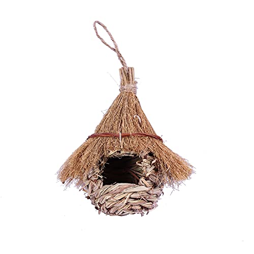 KGADRX Vogelkäfig Simulation Vogelhaus Handgewebtes Vogelnest Vogelhaus Strohvogelnest Outdoor Dekoratives Strohvogelnest Ruhender Brutplatz für Vögel KGADRX Vogelkäfig Simulation Vogelhaus Handgewebtes Vogelnest Vogelhaus Strohvogelnest Outdoor Dekoratives Strohvogelnest Ruhender Brutplatz für Vögel von KGADRX
