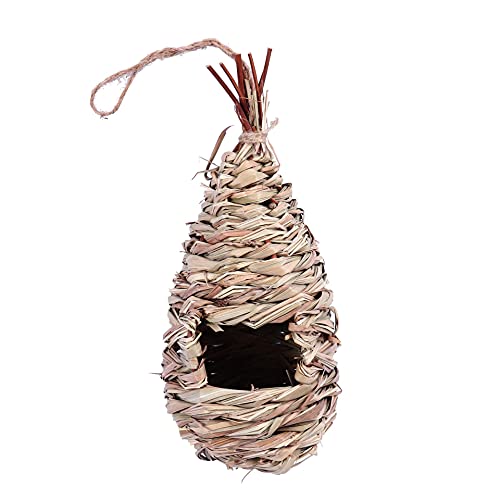 KGADRX Vogelkäfig Simulation Vogelhaus Strohgewebtes Vogelnest handgefertigtes Vogelnest Vogelkäfig Gartendekoration Vogelhaus Vogelhaus KGADRX Vogelkäfig Simulation Vogelhaus Strohgewebtes Vogelnest handgefertigtes Vogelnest Vogelkäfig Gartendekoration Vogelhaus Vogelhaus von KGADRX