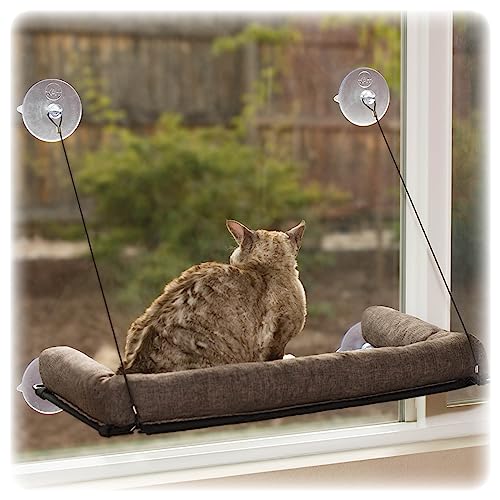 K&H 779090 Haustierprodukte, EZ Kitty Sill Deluxe mit Polster, luxuriöses Fenster-Katzenbett K&H 779090 Haustierprodukte, EZ Kitty Sill Deluxe mit Polster, luxuriöses Fenster-Katzenbett von K&H