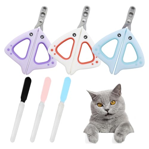 KHDULQ 6 Stücke Krallenschere Katzen mit Schutz,Krallenschere für Hunde,Katzen Schneider Nagelschere Kaninchen Krallenzange Loch Clippers Mit Schutz,Für Kleine Hunde Welpen Katzen Mit Datei KHDULQ 6 Stücke Krallenschere Katzen mit Schutz,Krallenschere für Hunde,Katzen Schneider Nagelschere Kaninchen Krallenzange Loch Clippers Mit Schutz,Für Kleine Hunde Welpen Katzen Mit Datei von KHDULQ