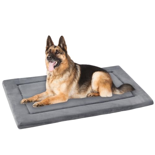 KHONSU PET Hundebett-Matte, wendbar (warm oder kühl), ultraweiche Hundehütten-Pad, gemütliche Schlafmatte für kleine, mittlere und große Hunde und Katzen (XXXL (137,2 x 83,8 cm) von KHONSU PET