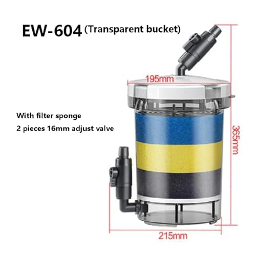 KHPGQIAS Fischtank Vorfilter Außenfilter Aquarium Eimer Schwammfilter KHPGQIAS Fischtank Vorfilter Außenfilter Aquarium Eimer Schwammfilter von KHPGQIAS