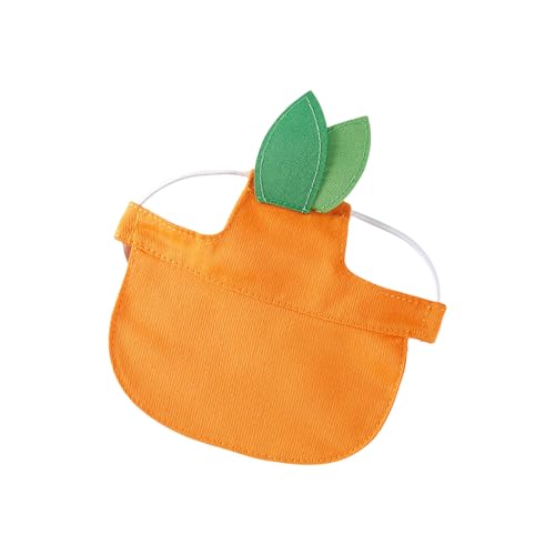 Hund Tangerine Haustier Kostüm Kopfbedeckungen Props Haustier Baseball Caps Welpe Kopfbefeier Party Kostüm Foto Requisiten von KHZen