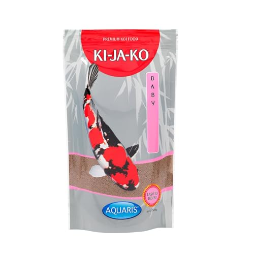 KI-JA-KO Baby Koi Futter, 500g / 2mm Pellets - Reich an Fisch- & Pflanzenproteinen für gesundes Wachstum von KI-JA-KO
