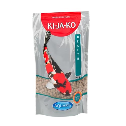 KI-JA-KO Health Koi Fischfutter 10 kg / 6 mm - für Eine Gute Verdauung bei Koi Fische Mit Actigen zur Unterstützung des Immunsystems und Forplus (Omega-3-reiche Algen) von KI-JA-KO
