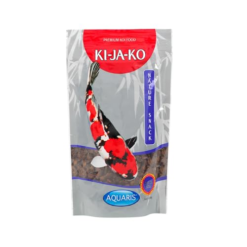 KI-JA-KO Nature Snack Premium-Koifutter 350 g - reich an hochwertigen Proteinen und Fetten, natürliches Ergänzungsfutter für Kois, ab 16° C Wassertemperatur von KI-JA-KO