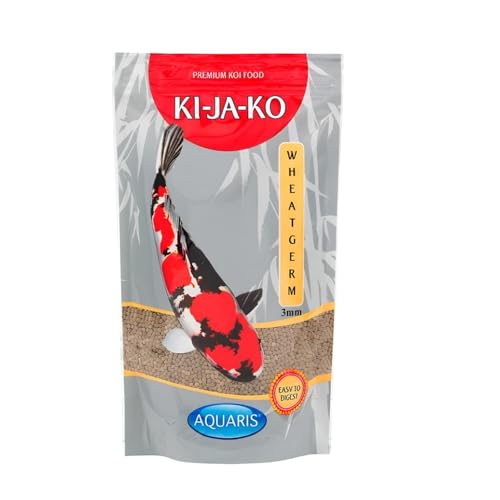 KI-JA-KO Wheatgerm spezielles Premiumfutter für Kois 3 kg / 3 mm - hoher Gehalt an Weizenkeimen, für die Fütterung im Frühling und im Herbst von KI-JA-KO