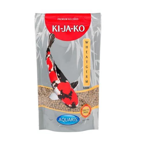 KI-JA-KO Wheatgerm spezielles Premiumfutter für Kois 3 kg / 6 mm - hoher Gehalt an Weizenkeimen, für die Fütterung im Frühling und im Herbst von KI-JA-KO