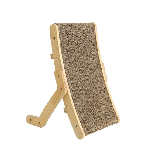 Pet Scratcher Wooden Pet Scratch Board Bed Scratching Pad Pet Toys Grinding Nail Scraper Mat Training Grinding Claw B Easy to Use von KICHI