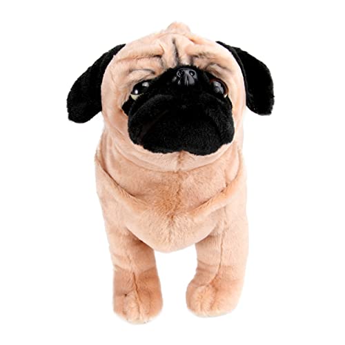 KICHOUSE 1Stück Plüschmops Hundespielzeug Weiche Kuscheltierpuppe Für Haustiere Hochwertiges Spielzeugzubehör Perfektes Für Für Schlaf von KICHOUSE