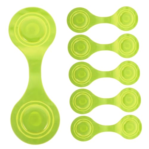 KICHOUSE 6 Stück Magnetische Reflektoren für Rucksäcke Warnreflektoren für Schultaschen PVC Magnetmaterial Nacht Sichtbarkeit Sicherheitszubehör für Kinder und Hunde KICHOUSE 6 Stück Magnetische Reflektoren für Rucksäcke Warnreflektoren für Schultaschen PVC Magnetmaterial Nacht Sichtbarkeit Sicherheitszubehör für Kinder und Hunde von KICHOUSE
