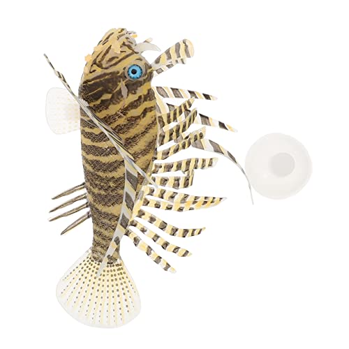 KICHOUSE Aquarium Fisch Dekor Aus Gummi Natürliches Design Künstlicher Fisch Ornament Für Tank Langlebiges Aquarium Decor von KICHOUSE