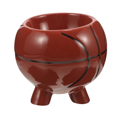 KICHOUSE Keramik-Futternapf-Set für Haustiere im Basketball-Stil Futternapf für Hunde und Katzen und leicht zu reinigen wiederverwendbarer Hundefutterbehälter Wassernapf von KICHOUSE