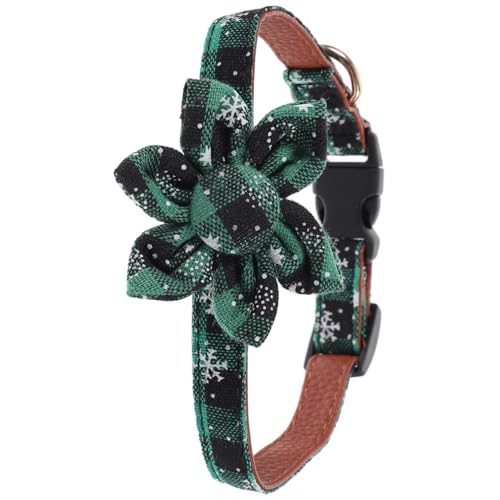 KICHOUSE Hundehalsband Weihnachten Für Kleine Zartes Sonnenblumen Halsband Für Partys Feiertage Und Besondere Anlässe Sicher Und Wiederverwendbar von KICHOUSE