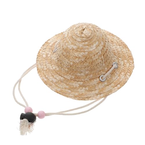 KICHOUSE Mini Strohhut Zubehör für Puppen Strohhut für Dress Up Langlebig und Duftfrei DIY und Puppenschmuck Kompakte und Leichte Ausführung KICHOUSE Mini Strohhut Zubehör für Puppen Strohhut für Dress Up Langlebig und Duftfrei DIY und Puppenschmuck Kompakte und Leichte Ausführung von KICHOUSE