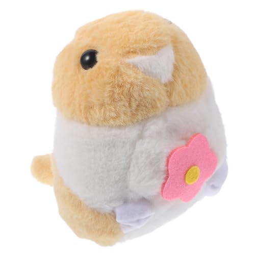 KICHOUSE Plüsch Hamster mit Aufziehmechanismus Niedliches Stofftier Interaktives für Exquisites Design für Geburtstagsfeiern und Feiertage von KICHOUSE