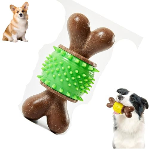 KIEYIQE Hölzerne Alternative Hundestock, umweltfreundliches Kauenspielzeug für Aggressive Kauen, Holzkaustab für Hund, Welpen-Zahnen-Spielzeug, unzerstörbare Hundeknochenspielzeug, Zahnpflege (Green) KIEYIQE Hölzerne Alternative Hundestock, umweltfreundliches Kauenspielzeug für Aggressive Kauen, Holzkaustab für Hund, Welpen-Zahnen-Spielzeug, unzerstörbare Hundeknochenspielzeug, Zahnpflege (Green) von KIEYIQE