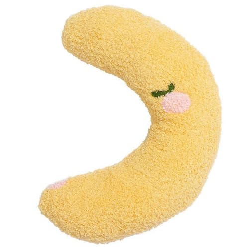 KIKAPA Little Pillow for Cats Neck Protector Deep Sleep Puppy U-förmiges Kissen Kätzchen Kopfstütze für Katzen Indoor Hohe Guality, Gelb KIKAPA Little Pillow for Cats Neck Protector Deep Sleep Puppy U-förmiges Kissen Kätzchen Kopfstütze für Katzen Indoor Hohe Guality, Gelb von KIKAPA