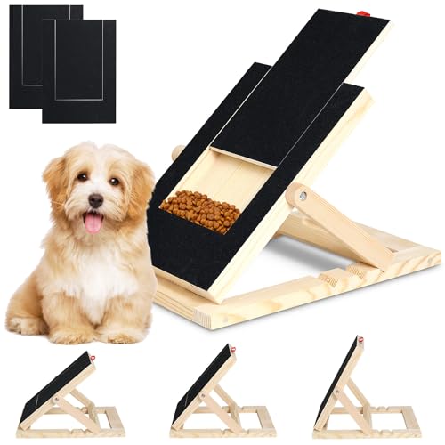 KIKIGOAL Nagelfeile für Hunde, Holz, mit integrierter Snackbox, Schleifpapier, Welpen-Nagelschleifpad, stabiles Kratzbrett für Hundepfoten, inklusive zwei Schleifpapier KIKIGOAL Nagelfeile für Hunde, Holz, mit integrierter Snackbox, Schleifpapier, Welpen-Nagelschleifpad, stabiles Kratzbrett für Hundepfoten, inklusive zwei Schleifpapier von KIKIGOAL
