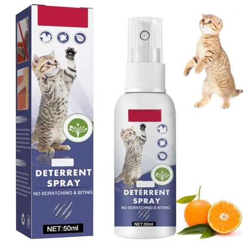 Katzenabwehrspray, 50ml Kratzfestes Spray, Katzen Fernhaltespray für Innen, Anti Kratz Spray für Katzen, Fernhaltemittel für Katzen, Beruhigungsmittel für Katzen, Kratzfestes für Sofa, Tür, Möbel Katzenabwehrspray, 50ml Kratzfestes Spray, Katzen Fernhaltespray für Innen, Anti Kratz Spray für Katzen, Fernhaltemittel für Katzen, Beruhigungsmittel für Katzen, Kratzfestes für Sofa, Tür, Möbel von KIKVTER