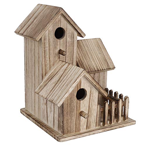 Vogelhaus, Platane Holz Vogel Nistkasten Haus Haustier liefert Dekoration für draußen hängen Vogelhaus, Platane Holz Vogel Nistkasten Haus Haustier liefert Dekoration für draußen hängen von KIKYO