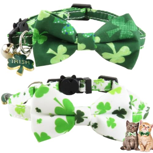 KIMIONE 2 x St. Patricks Day Katzenhalsband mit Abreißverschluss KIMIONE 2 x St. Patricks Day Katzenhalsband mit Abreißverschluss von KIMIONE