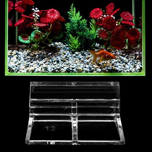 Acryl-Aquarium-Stützklammern – 20 Stück – Halterungsabdeckungen für Aquarium-Ständer – Aquarium-Zubehör für Optimale Aquarium-Stabilität (12mm) von KIMISS