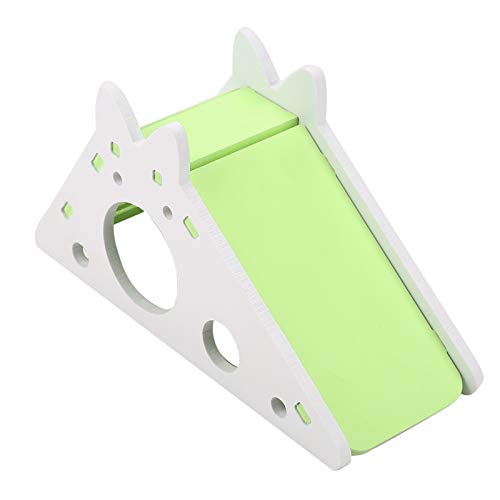 Haustier Hamster Haus, Spiel Holz Holz Ruhe Klettertreppe Lebensraum Dekor Kleine Tier mit Mausmäusen Tiere Übungsspielzeug Spielzeug Spielen (Green) von KIMISS