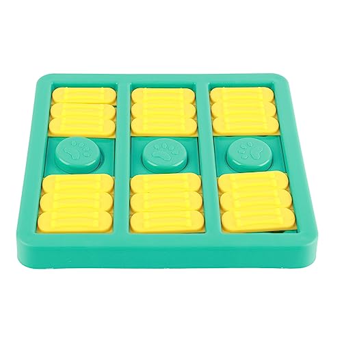 Haustier-Puzzle-Futterspielzeug für Katzen und Hunde – Langsames Füttern, Interaktiver Leckerli-Spender, Quadratisches Grünes Design – Ansprechende und Unterhaltsame Haustier-Puzzle-Futterspielzeug für Katzen und Hunde – Langsames Füttern, Interaktiver Leckerli-Spender, Quadratisches Grünes Design – Ansprechende und Unterhaltsame von KIMISS