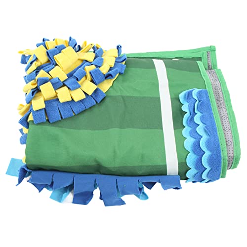 Haustier Snuffle Matte, Schnüffel -Pad -Fußballfeld -Design Nasenarbeit Deckenmatte, Hundefutter Langsame Feedermatten Interaktives Training für Spannungsfreisetzungen Behandelt Puzzlespielzeuge Haustier Snuffle Matte, Schnüffel -Pad -Fußballfeld -Design Nasenarbeit Deckenmatte, Hundefutter Langsame Feedermatten Interaktives Training für Spannungsfreisetzungen Behandelt Puzzlespielzeuge von KIMISS