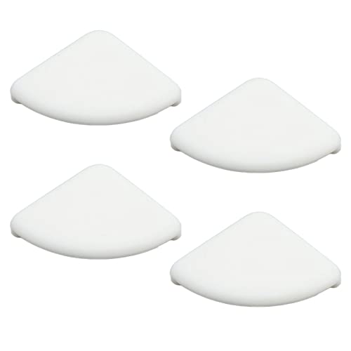 KIMISS 30pcs Soft Silicon Corner Möbel Guards - Edge Security Stoßstangen für Baby -Proofing, Sicheres Schlankes Design, Einfache Klebstoffinstallation Zum Schutz des Haushalts (White) von KIMISS