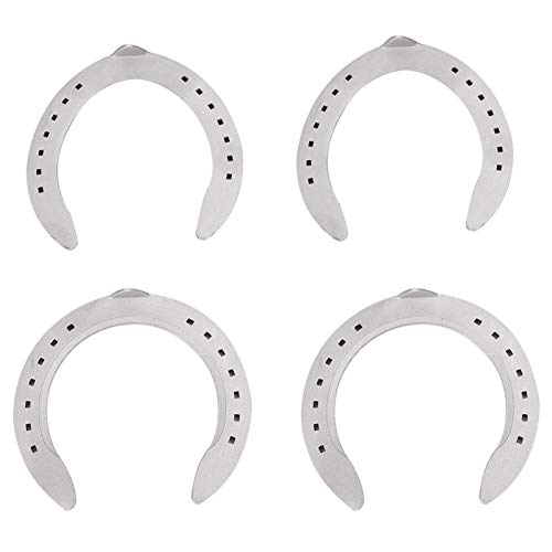 4-teiliges -Set aus Aluminiumlegierung, Hochwertiges -Set aus Aluminiumlegierung mit Vier, Reithufeisen, Reitzubehör, Werkzeug, Ausrüstung, Zubehör, Sport für (6) von KIMISS