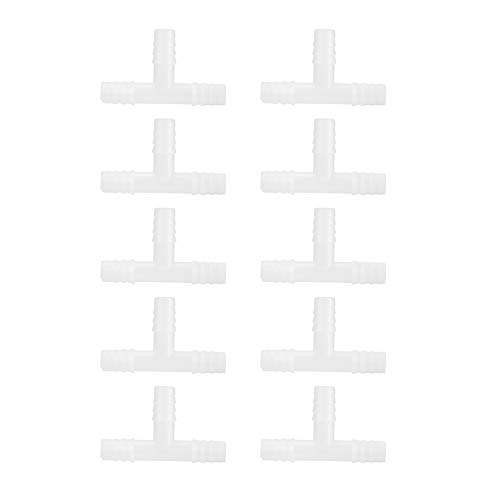 KIMISS 8 Mm Aquarium-Luftpumpen-Anschluss – 10 Stück T-Verbindungsstücke für Aquarien-Luftschläuche von KIMISS