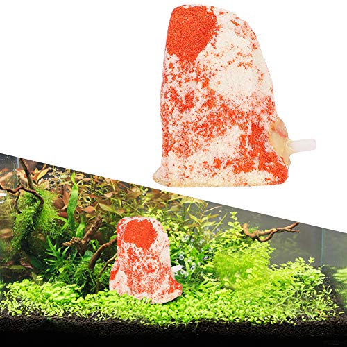 KIMISS Aquarium Künstlicher Vulkan, weiß Rote Blasenluft Stein Bubbler Fischtank Ornamente Belüftung Accessoire Landschaft Ornament Landschaft Form KIMISS Aquarium Künstlicher Vulkan, weiß Rote Blasenluft Stein Bubbler Fischtank Ornamente Belüftung Accessoire Landschaft Ornament Landschaft Form von KIMISS
