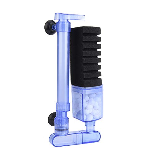KIMISS Aquariumfilterluft, Pumpenzubehör Schwamm Biochemische Sauerstoffpumpe für Mini -Fischversorgungen XY 2882 Tank XY (XY-2883 (schwarz)) von KIMISS