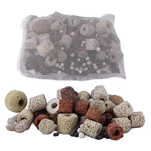 KIMISS Aquariumfiltermedien, Biokugeln Keramikringe 10 in 1 Aktivierten Medien, Superfiltration Fischbähne Accessoires Biologin für Fischtank -Teich Adsorbierende Dirtkeime Moos KIMISS Aquariumfiltermedien, Biokugeln Keramikringe 10 in 1 Aktivierten Medien, Superfiltration Fischbähne Accessoires Biologin für Fischtank -Teich Adsorbierende Dirtkeime Moos von KIMISS