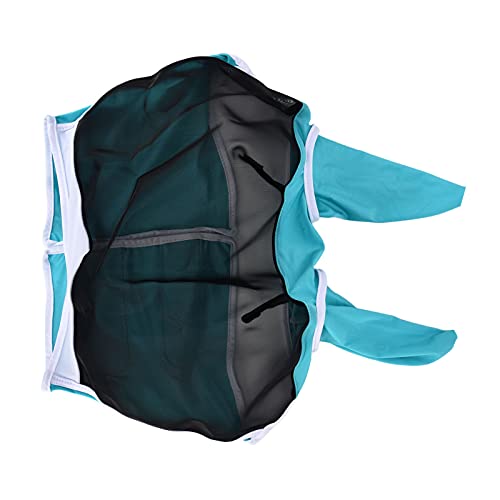 KIMISS Atmungsaktive Pferdemaske - Verstellbare Elastische Fliegenmaske mit Weichem Netzdesign für CT -Schutz und Sonnensicherheit (S Code (71 * 112 * 35 cm)) von KIMISS